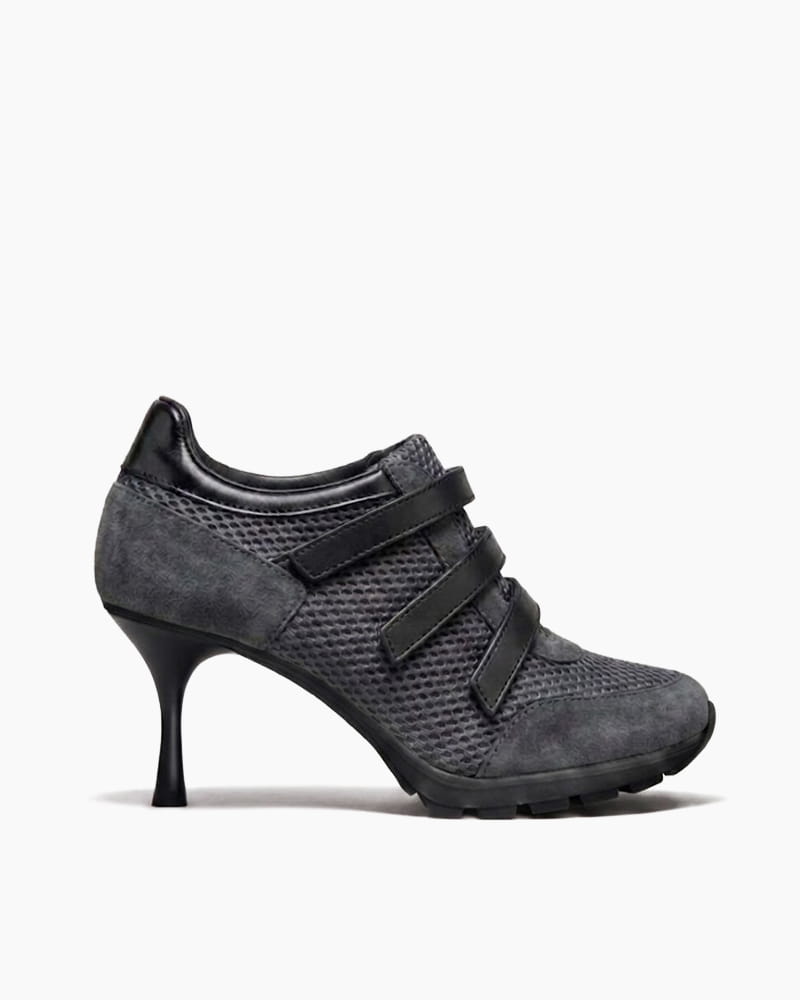 (Pre-sale) Triple-Strap Breathable Mesh High Heel Sneakers