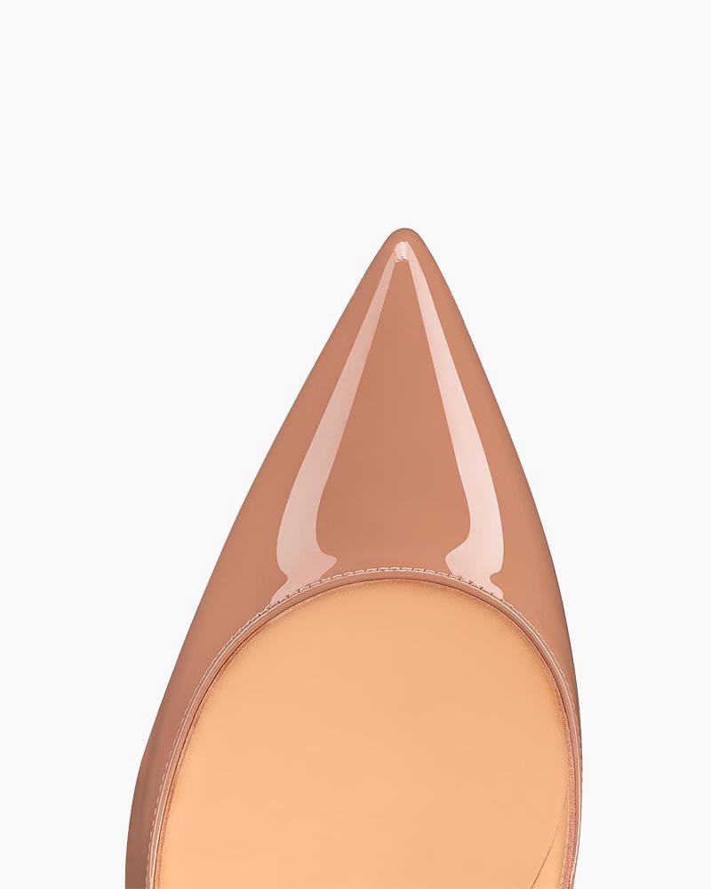 Kate Series - 120mm Pumps - Elegant Red-Bottom Patent Leather Stiletto Heels