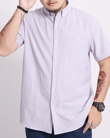 Large Size Loose Business Short Sleeve Shirt