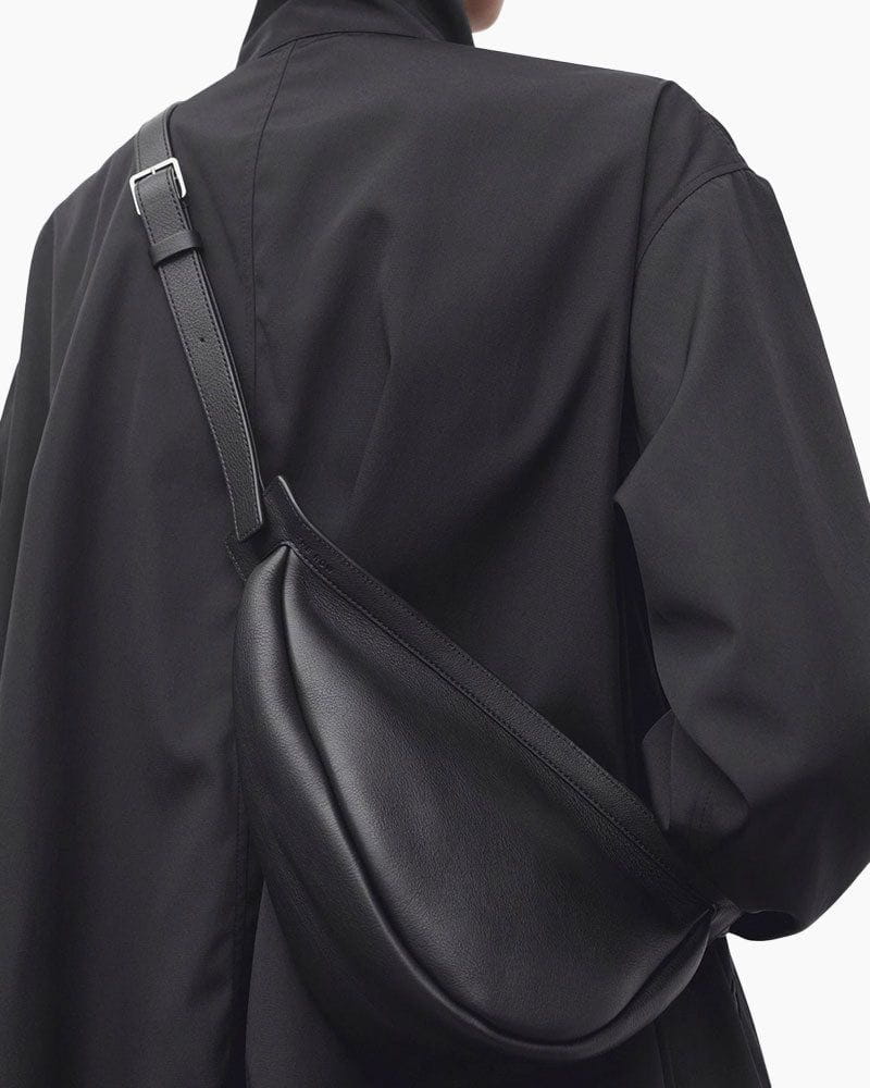 Small Leather Slouchy Banana Bag Main image