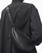 Small Leather Slouchy Banana Bag