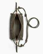 Women's Concert Pouch Intrecciato Leather Shoulder Bag