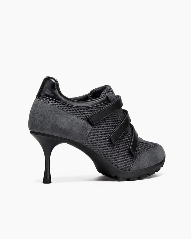 (Pre-sale) Triple-Strap Breathable Mesh High Heel Sneakers