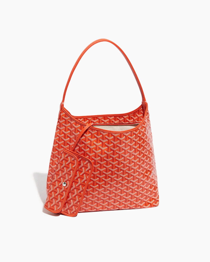 Lightweight Hobo Bag Wide Handle Removable Pouch