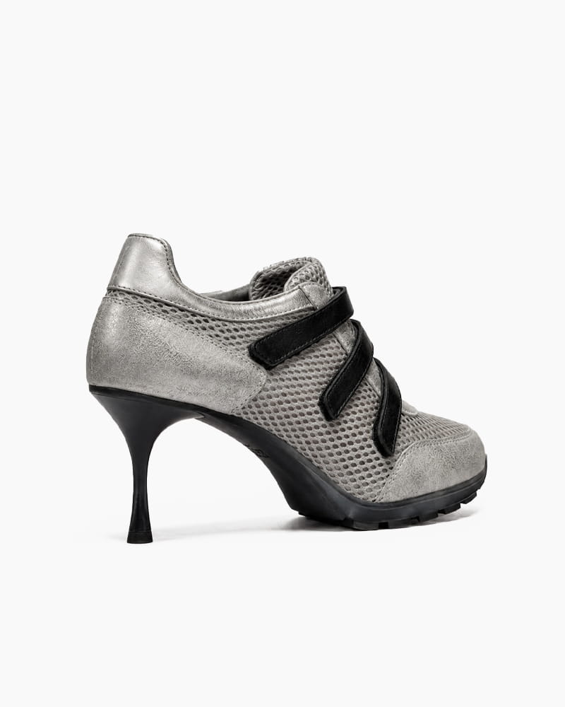 (Pre-sale) Triple-Strap Breathable Mesh High Heel Sneakers