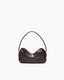 Multi Pocket Leather Shoulder Bag Zip Details