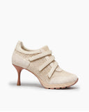 (Pre-sale) Triple-Strap Breathable Mesh High Heel Sneakers