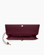 Woven Leather Clutch Elegant Purse Bag