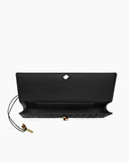 Woven Leather Clutch Elegant Purse Bag