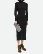 Woven Leather Clutch Elegant Purse Bag