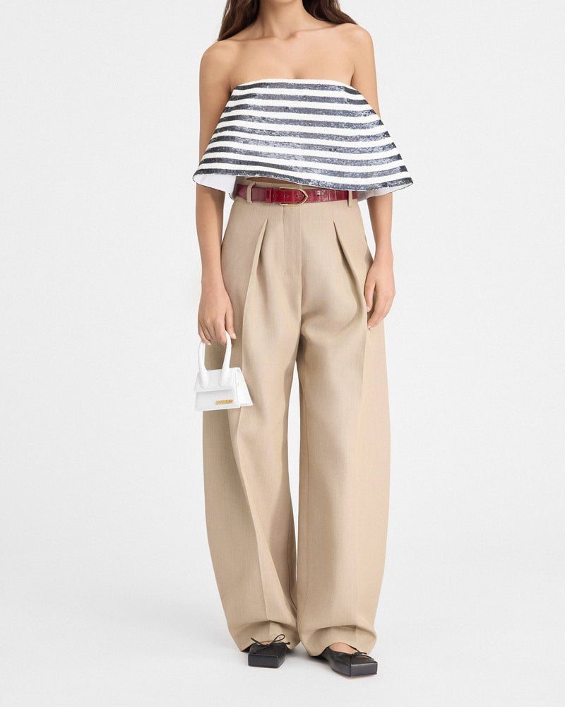 Mini Top Long Double Handle Bag