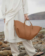 Cyme Textured Leather Tote Bag