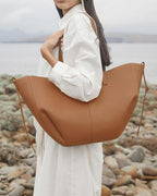 Cyme Textured Leather Tote Bag