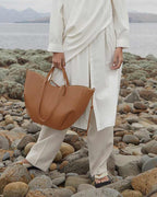 Cyme Textured Leather Tote Bag