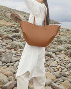 Cyme Textured Leather Tote Bag