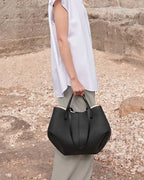 Cyme Textured Leather Tote Bag