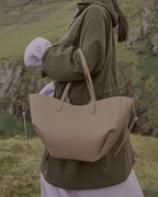 Cyme Textured Leather Tote Bag