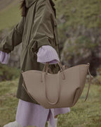 Cyme Textured Leather Tote Bag