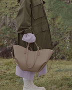 Cyme Textured Leather Tote Bag