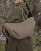 Cyme Textured Leather Tote Bag