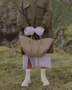 Cyme Textured Leather Tote Bag