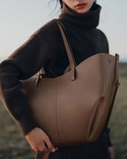 Cyme Textured Leather Tote Bag