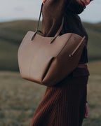 Cyme Textured Leather Tote Bag