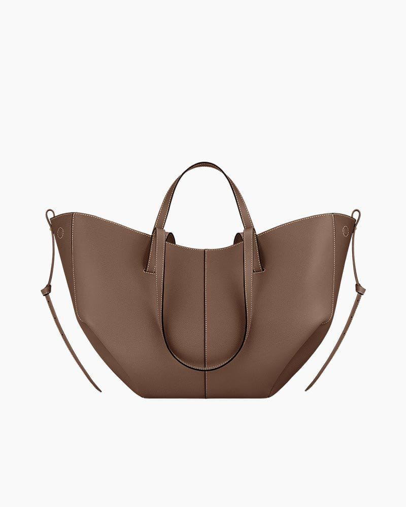 Cyme Textured Leather Tote Bag