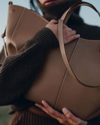 Cyme Textured Leather Tote Bag