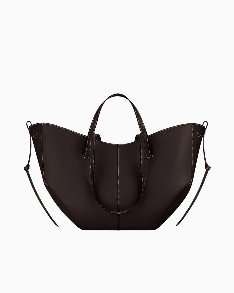 Cyme Textured Leather Tote Bag