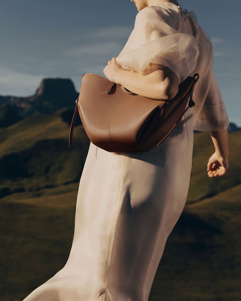 Cyme Mini Textured Leather Bag