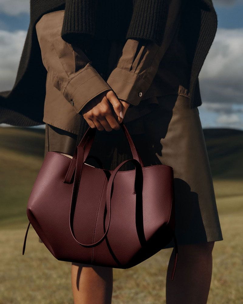 Cyme Mini Textured Leather Bag