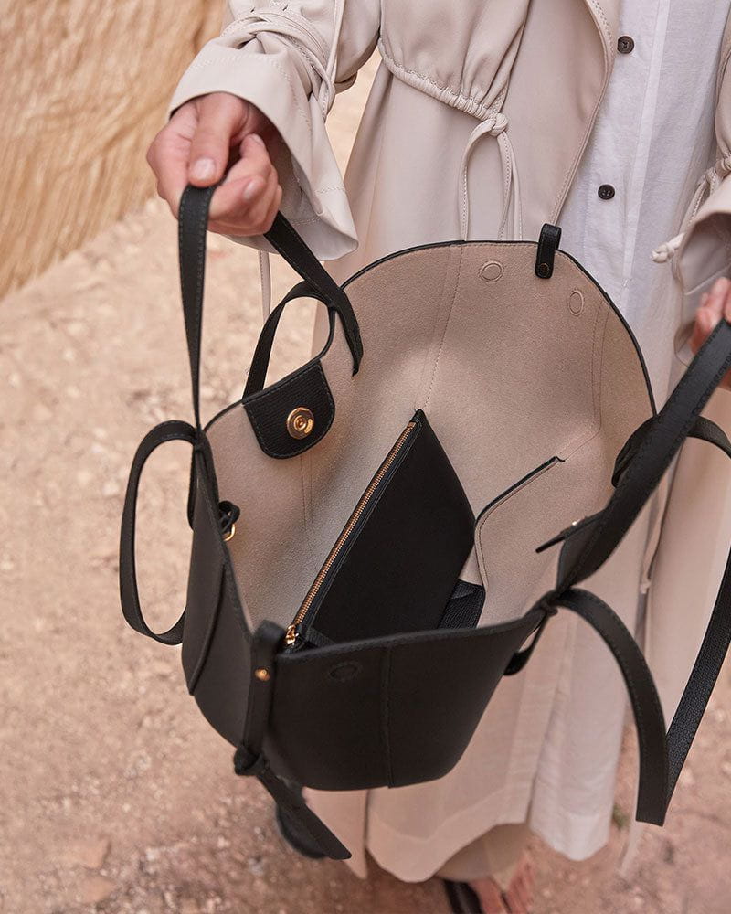 Cyme Mini Textured Leather Bag