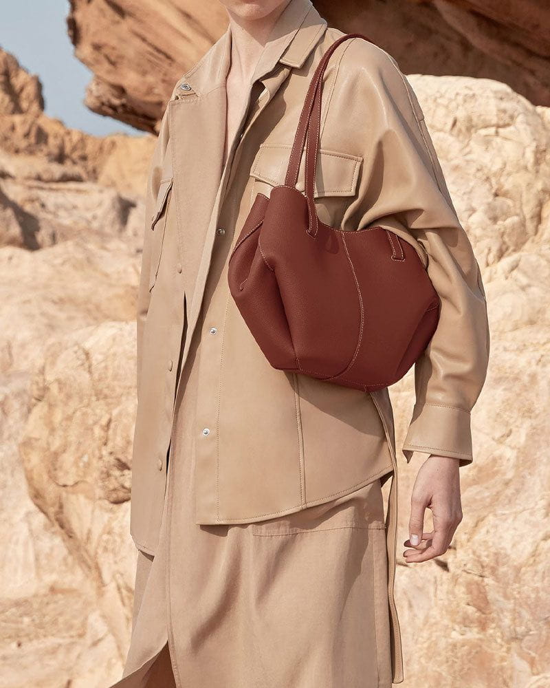 Cyme Mini Textured Leather Bag