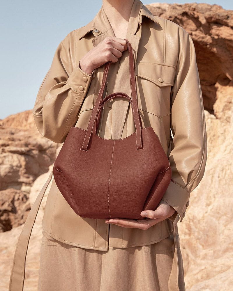 Cyme Mini Textured Leather Bag