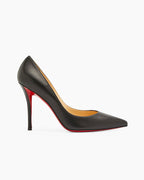 Women's Apostrophy Leather Pointed Red-Sole Pumps