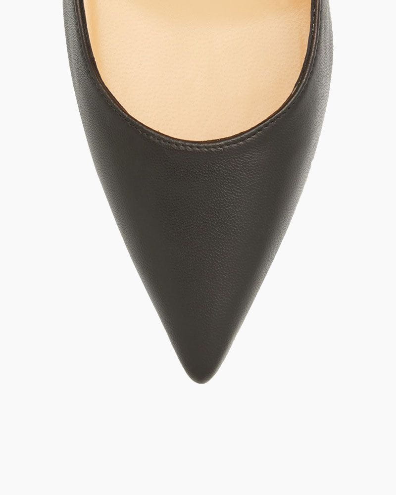 Women's Apostrophy Leather Pointed Red-Sole Pumps