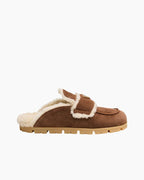 Women's Suede Shearling Cozy Loafer Mules