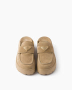Women's Suede flatform mules