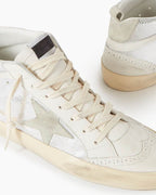 Women's Mid Star Leather Sneakers
