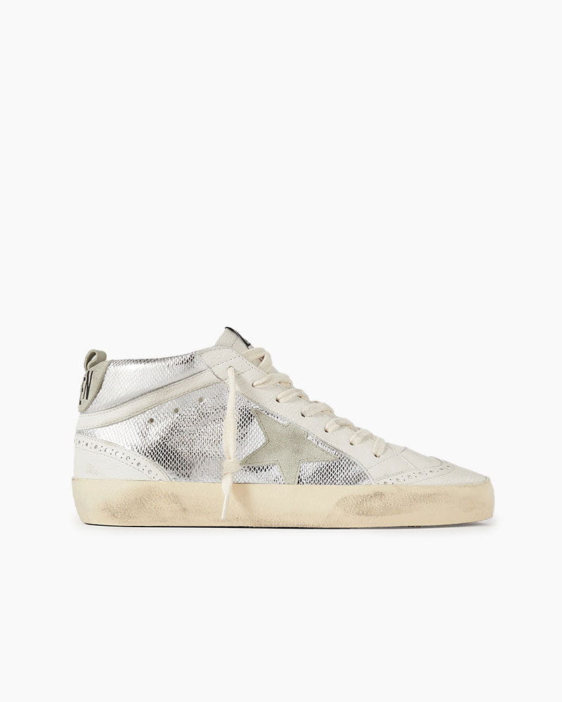 Women's Mid Star Leather Sneakers