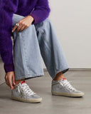 Women's Mid Star Leather Sneakers