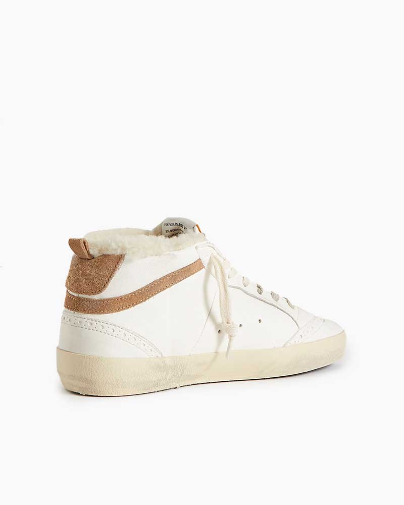Women's Mid Star Leather Sneakers