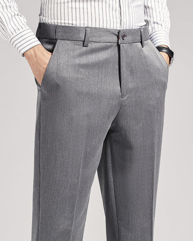 Waterproof Non-iron Straight-leg Suit Pants