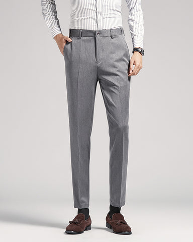 Waterproof Non-iron Straight-leg Suit Pants