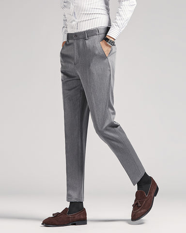 Waterproof Non-iron Straight-leg Suit Pants