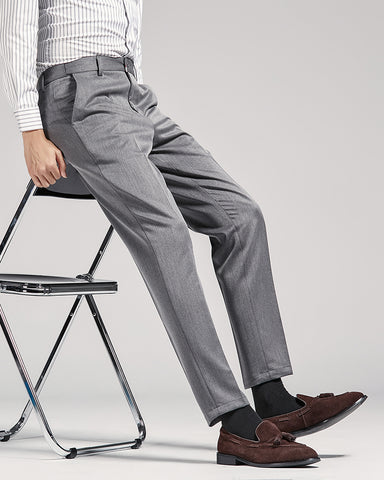 Waterproof Non-iron Straight-leg Suit Pants