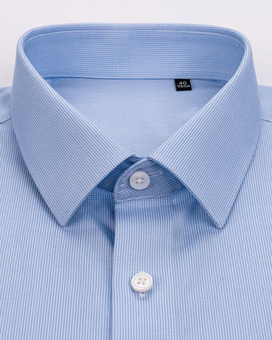 Business Formal Short-sleeved Shirt In 200s Cotton