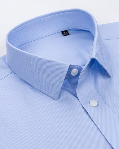 Business Formal Short-sleeved Shirt In 200s Cotton