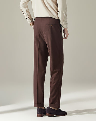 Seersucker Breathable Italian Style Suit Pants